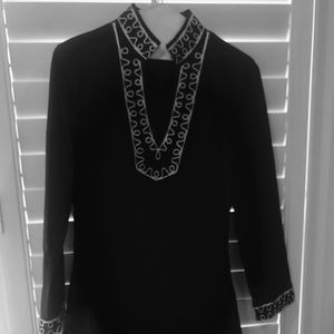 STS Navy Tunic with Silver Embroidery